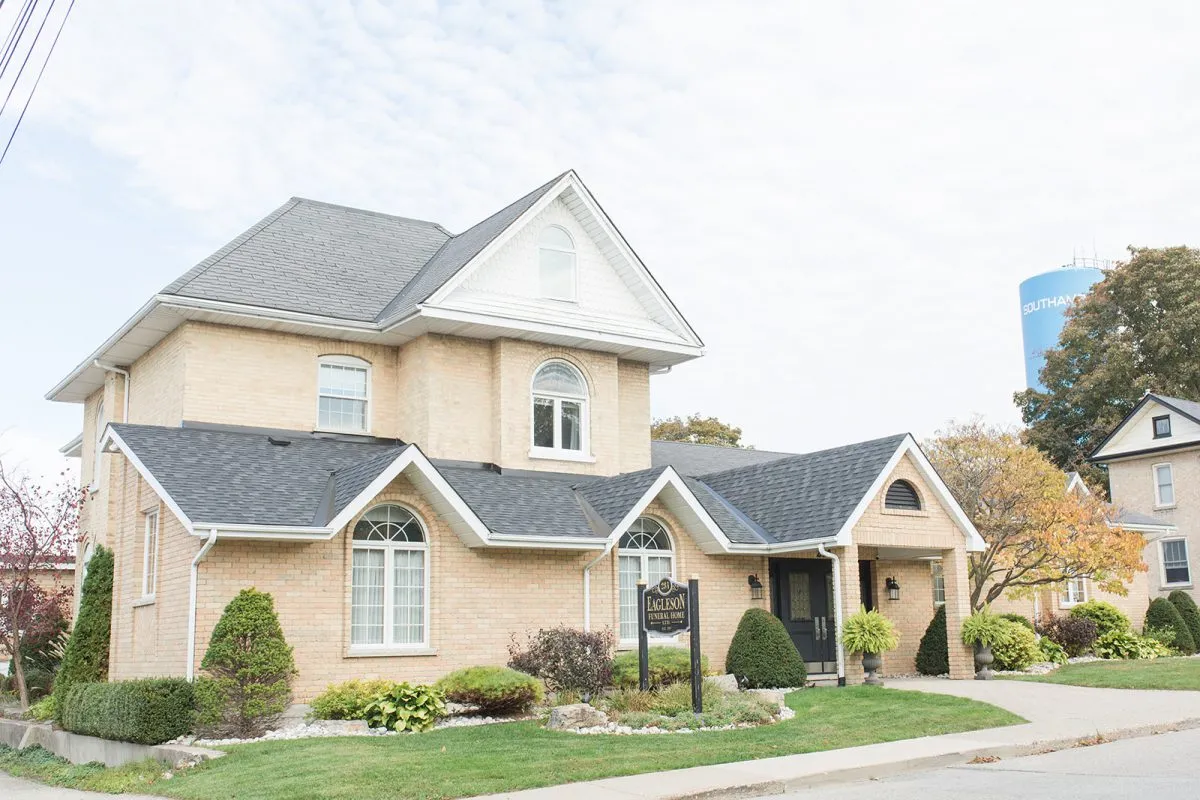 The Eagleson Funeral Home building in Southampton